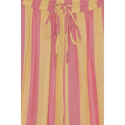 Moshi Moshi Mind - Sea Pants Silky Stripe - Rose/Yellow