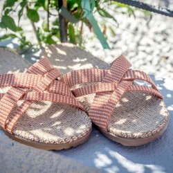Shangies - Sandal - Orange Stripes
