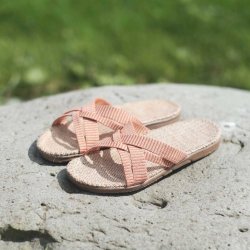 Shangies - Sandal - Orange Stripes