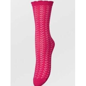 Becks�ndergaard - Str�mper - Leofa Cotta Sock - Carmine Pink