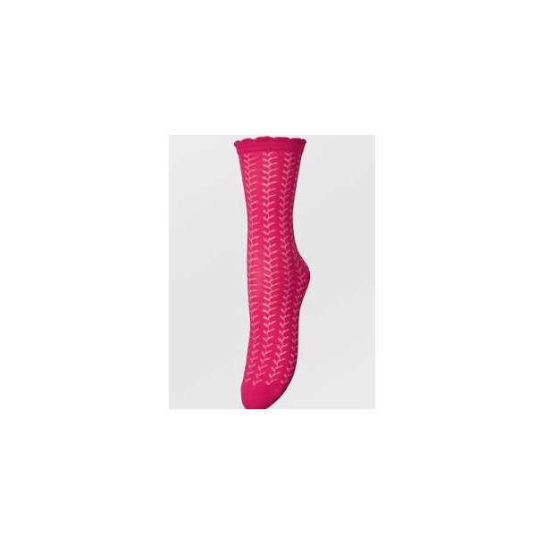 Becks�ndergaard - Str�mper - Leofa Cotta Sock - Carmine Pink