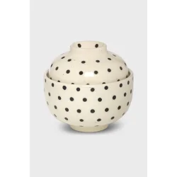 Moshi Moshi Mind - Signature Bowl - Black Dots