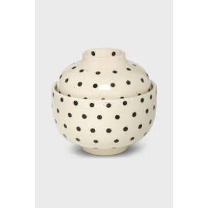 Moshi Moshi Mind - Signature Bowl - Black Dots