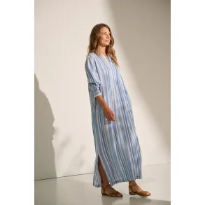 Moshi Moshi Mind - Splendid Kaftan Blue Stripe - White Blue