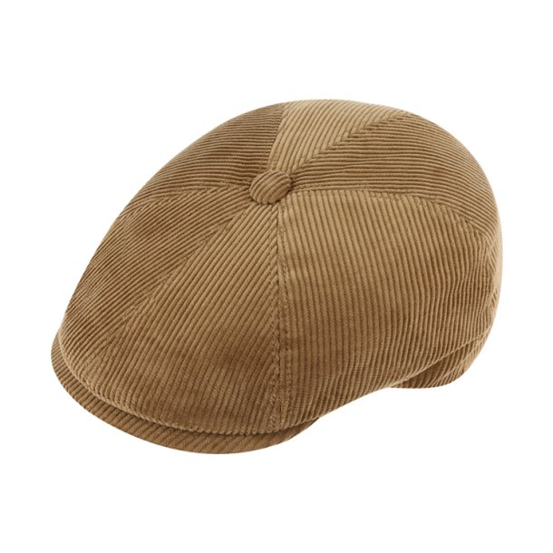Fiebig - 6-Panel Cap Corduroy Solid - Beige