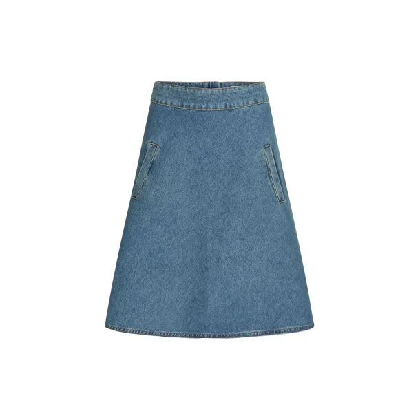 Mads Nrgaard - Denim Nederdel - Organic Blue Stelly Skirt - Vintage Blue