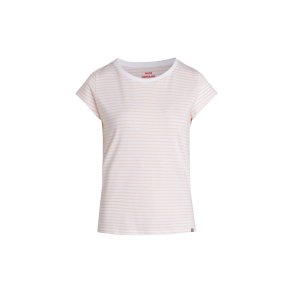 Mads Nrgaard - T-shirt - Organic Favorite Teasy tee - White/Gossamer Pink