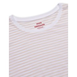 Mads Nrgaard - T-shirt - Organic Favorite Teasy tee - White/Gossamer Pink