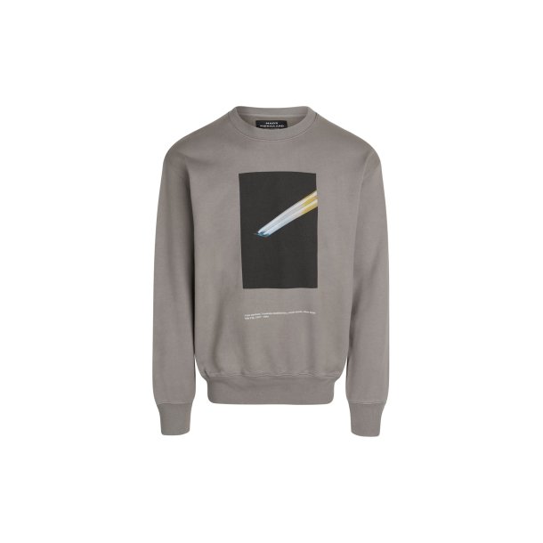 Mads Nrgaard - Sweatshirt - Art Crew Sweat - Brushed Nickel