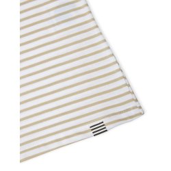 Mads Nrgaard - T-Shirt - Organic Favorite Teasy Tee Stripe - White /Elm