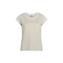 Mads Nrgaard - T-Shirt - Organic Favorite Teasy Tee Stripe - White /Elm