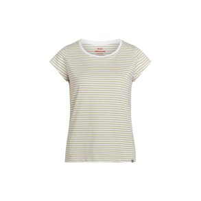 Mads Nrgaard - T-Shirt - Organic Favorite Teasy Tee Stripe - White /Elm