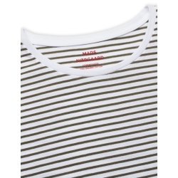Mads Nrgaard - T-shirt - Organic Favorite Teasy tee White/Forest night