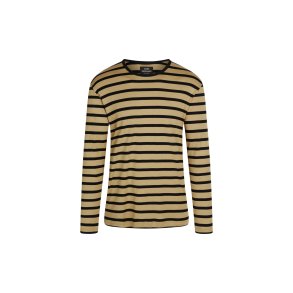 Mads Nrgaard - T-shirt- Trio Rib Tobias, Long, Kelp/Black