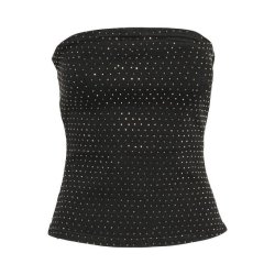 My Essential Wardrobe - Top Ayo MW - Rhinestone Denim 