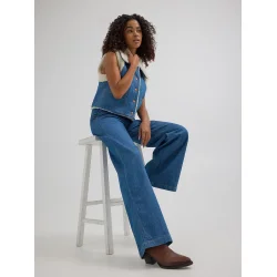 Wrangler - Trousers High Rise - Original Rinse