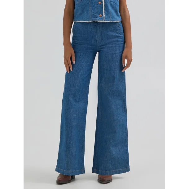 Wrangler - Trousers High Rise - Original Rinse