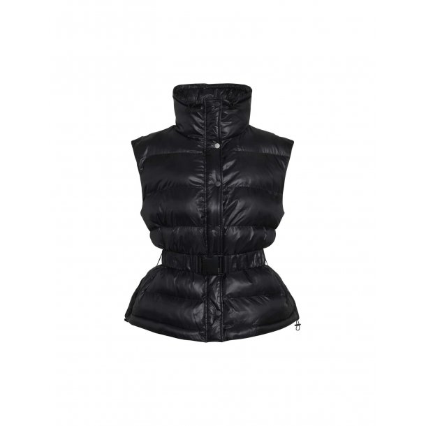 Mads Nrgaard - Shiny Poly Venetta Vest - Black