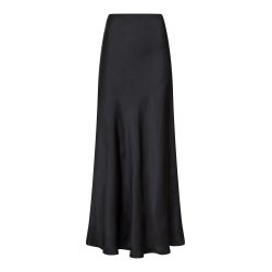 Neo Noir - Nederdel - Vicky Heavy Sateen Skirt - Black