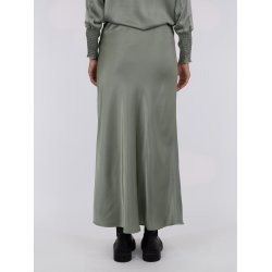 Neo Noir - Nederdel - Vicky Heavy Sateen Skirt - Smoke Green