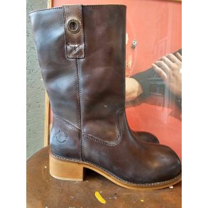Ca'shott Copenhagen - Casvilma - Pull On Mit Cut Boot Waxy Leather - Coffee
