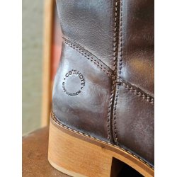 Ca'shott Copenhagen - Casvilma - Pull On Mit Cut Boot Waxy Leather - Coffee