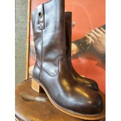 Ca'shott Copenhagen - Casvilma - Pull On Mit Cut Boot Waxy Leather - Coffee