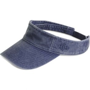 MJM- Solskrm - Visor Dyed Cotton Twill - Blue