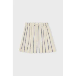 Moshi Moshi Mind - Wake Shorts Stripe - Ecru Blue Moonless