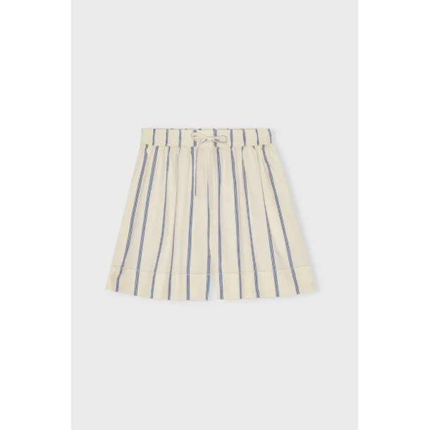 Moshi Moshi Mind - Wake Shorts Stripe - Ecru Blue Moonless