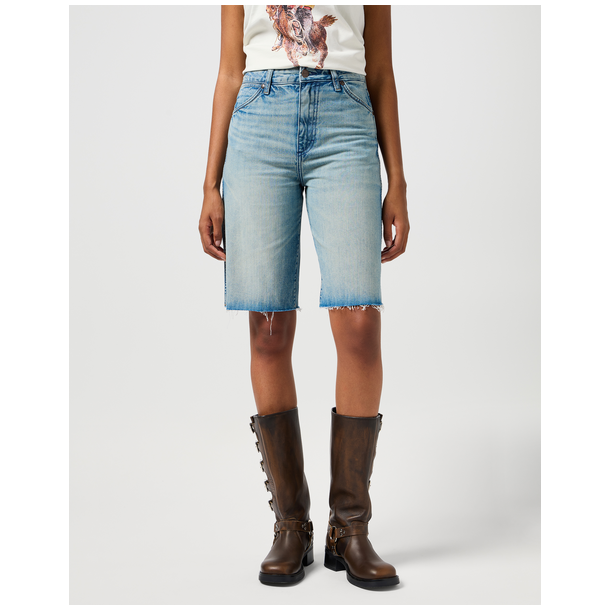 Wrangler - Shorts Jort Mid Rise - Sand Surf