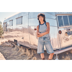 Wrangler - Shorts Jort Mid Rise - Sand Surf