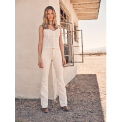 Wrangler - Jeans Flare 623 - Worn White