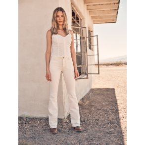 Wrangler - Jeans Flare 623 - Worn White