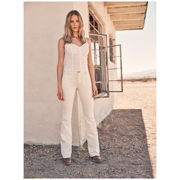 Wrangler - Jeans Flare 623 - Worn White
