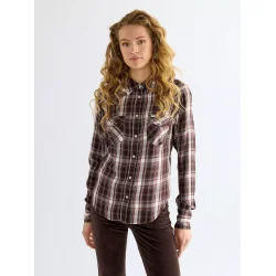 Wrangler - Skjorte - Western Shirt Chocolate Torte