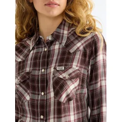 Wrangler - Skjorte - Western Shirt Chocolate Torte
