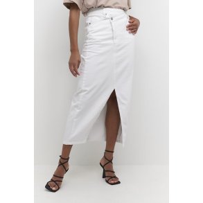 My Essential Wardrobe - Nederdel Tempa MW 131 Wrap Skirt - White Wash