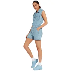 Wrangler - Playsuit - Worn Indigo