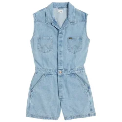 Wrangler - Playsuit - Worn Indigo