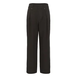 My Essential Wardrobe - Bukser - Disa High Wide Pant - Espresso