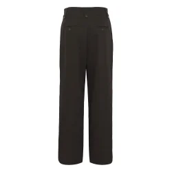My Essential Wardrobe - Bukser - Disa High Wide Pant - Espresso