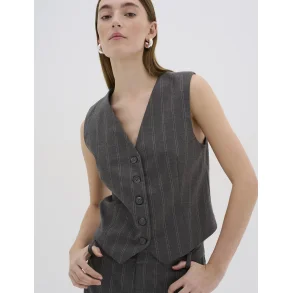 My Essential Wardrobe - Vest Tito - Grey W. White 