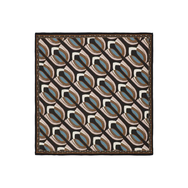 Pliss� Copenhagen - Silket�rkl�de - Kimmie Scarf - Army/Blue